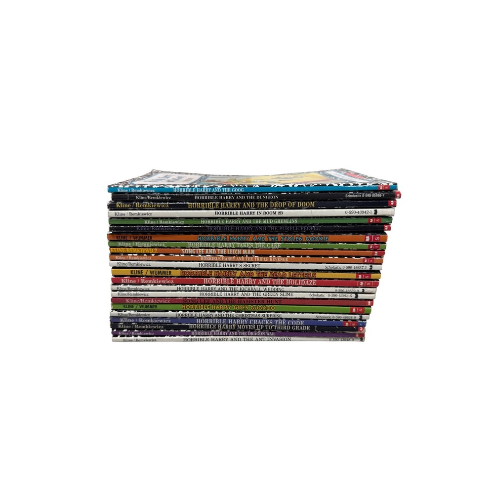 Horrible Harry Book Lot Suzy Kline Scholastic Childrens Chapter Books 22 Books
